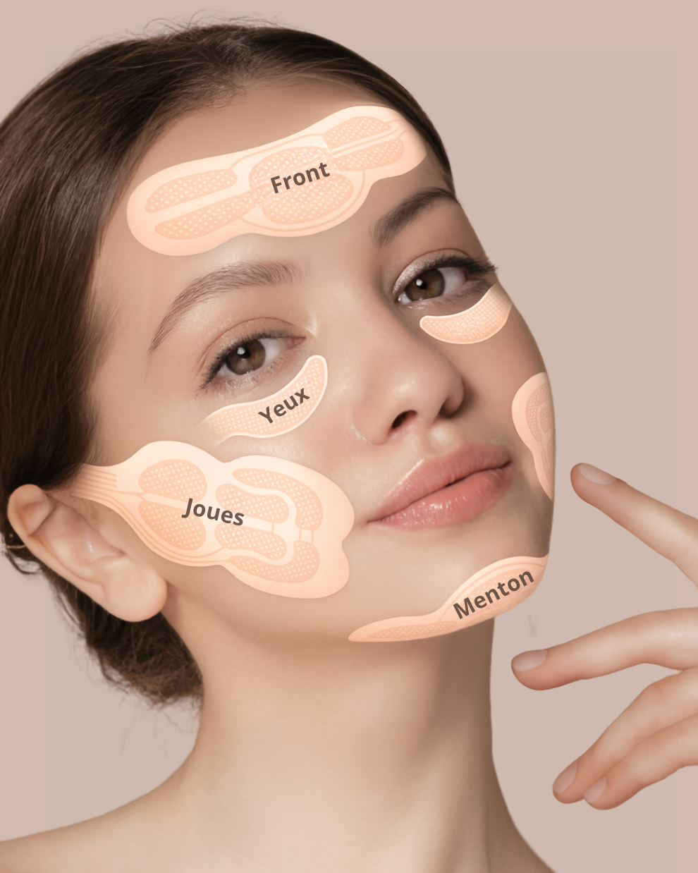 Zones de traitement SculptFace